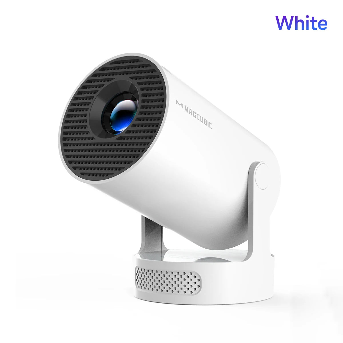 Projetor Portátil Hy300 Mini Smartv Branco De 4k / Magcubic 4K HY300 Pro + Projector Built in 5W Speaker 1280*720P Android 11 8000 Lumens Wifi6 BT5.4 Outdoor Portable Projector